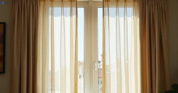 Dull dusty drapes in stonehaven-vic before professional cleaning